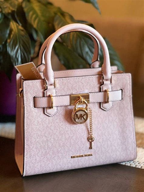 michael kors hamilton shopper mehrfarbig|Hamilton Small Leather Satchel .